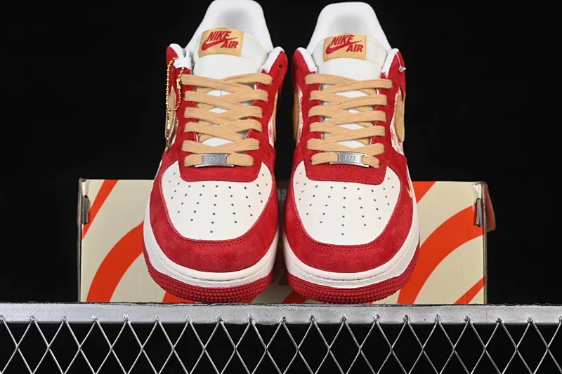 All Categories Nk Air Force 1 Air Force Series Nk Air Force 1 Low Air Force Low Nike Air Force 1'07 Low Year of the Horse Limited Red Gold Air Force One Low Casual Shoes XD0028-014